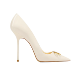 Metal Embellished High Heel Pumps - 10cm